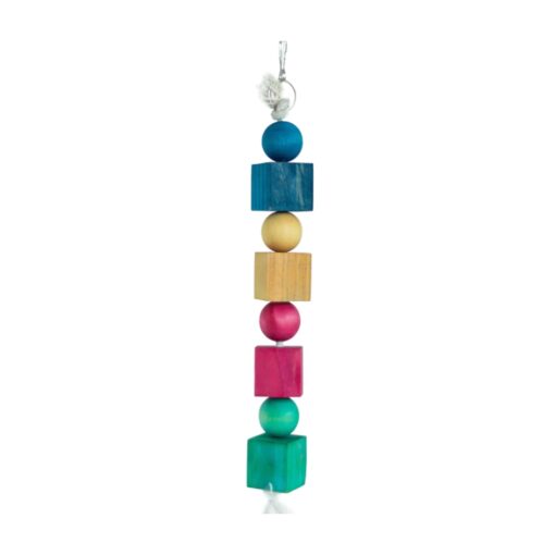 Block & Balls Bird Toy 29x4x4cm