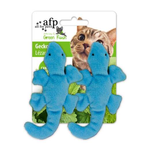 AFP Cat Toy Green Rush Gecko - Image 2