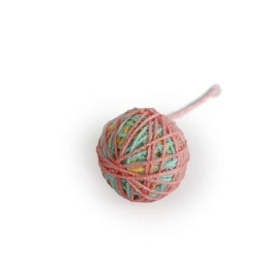 AFP Cat Toy Knotty Habit Yarn Ball - Pink - Image 2