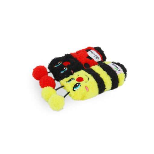AFP Cat Toy Cat Socks Bug Sock 2 Pack - Red - Image 2