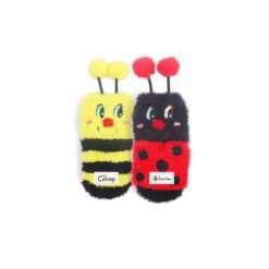 AFP Cat Toy Cat Socks Bug Sock 2 Pack - Red