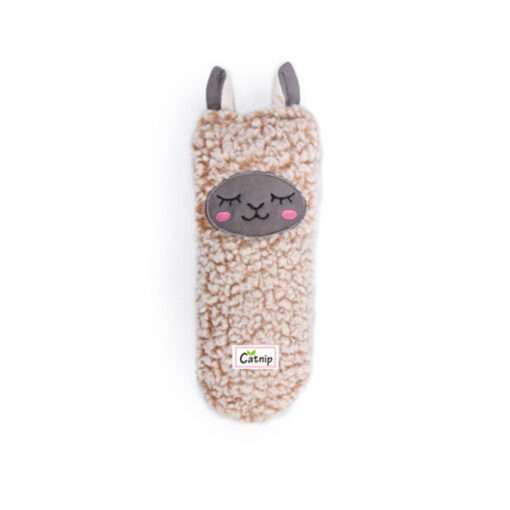 AFP Cat Toy Cat Socks Lama Cuddler - Brown