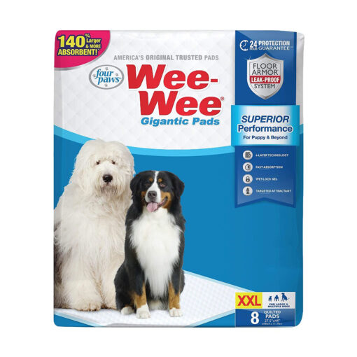 Wee Wee Gigantic Superior Performance Dog Training Pads - 70x112cm - 8 pack