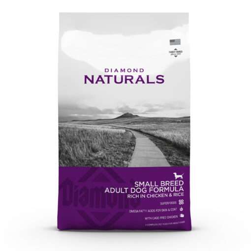 Diamond Naturals Rich in Chicken and Rice | Small Breed Adult Dog Formula -