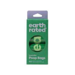 Earth Rated 60 Poop Bags on 4 Refill Rolls