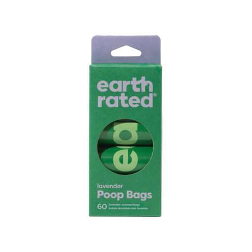 Earth Rated 60 Poop Bags on 4 Refill Rolls