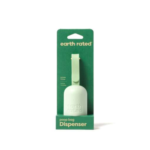 Earth Rated Dispenser with 15 Poop Bags - Unscented