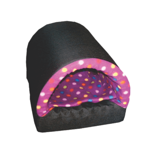 Lazy Bonezz Dog/Cat Tunnel Bed and Cushion - Denim/Fleece