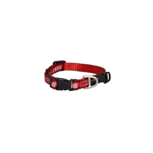 Rogz Fancy Dress Dog Collar Classic - Red Rogz Bone