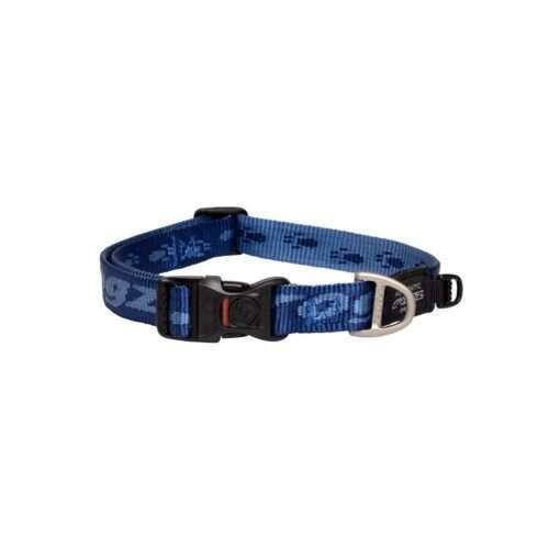 Rogz Alpinist Dog Collar Classic - Blue Rogz