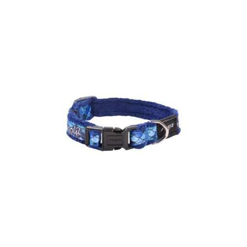 Rogz Fashion Small Dogs Classic Collar - Amphibian Blue