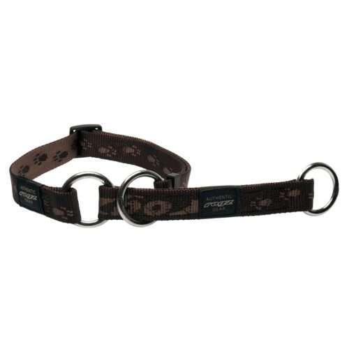 Rogz Alpinist Dog Collar Control - Chocolate Rogz