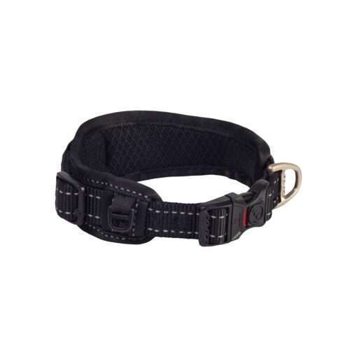 Rogz Padded Utility Dog Collar Classic - Black