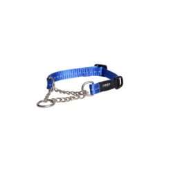 Rogz Utility Dog Collar Control Chain - Blue