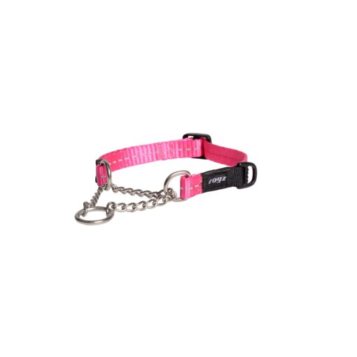 Rogz Utility Dog Collar Control Chain - Pink