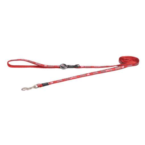 Rogz Fancy Dress Dog Lead Classic - Red Rogz Bone