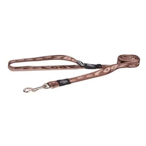 Rogz Alpinist Dog Lead Classic - Chocolate Rogz