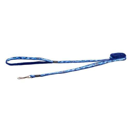 Rogz Fashion Small Dogs Classic Lead - Amphibian Blue
