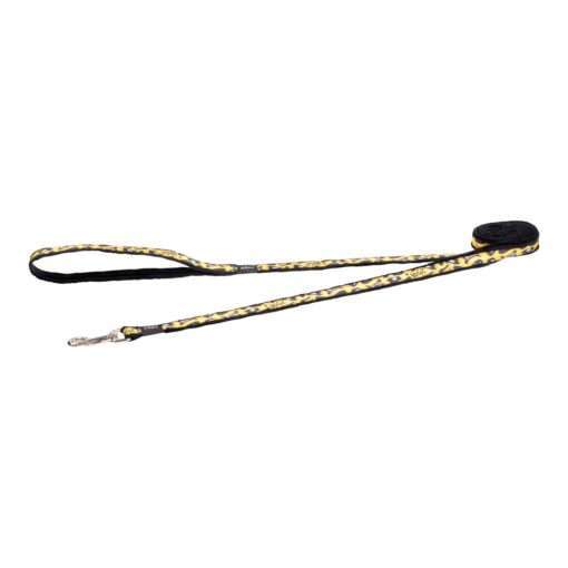 Rogz Fashion Small Dogs Classic Lead - Leapard Bone