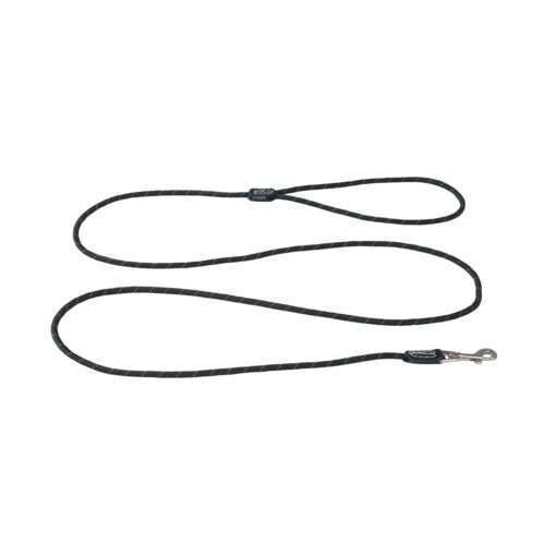 Rogz Rope Dog Lead Classic - Black