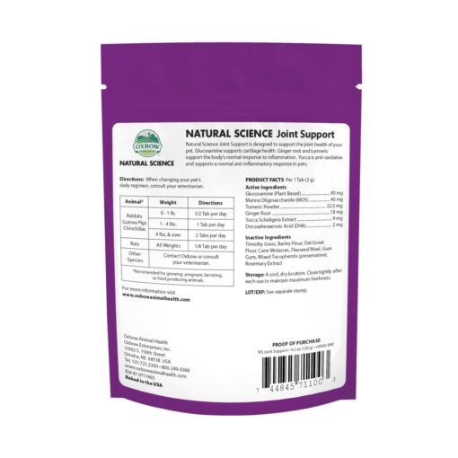 Oxbow Natural Science Joint Support 120g - Image 5