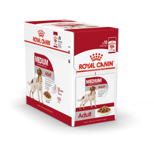 Royal Canin Medium Adult 10 x 140g - Image 2