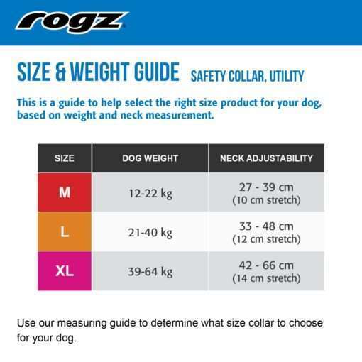 Rogz  Utility Dog Collar Safety - Dayglo - Image 2