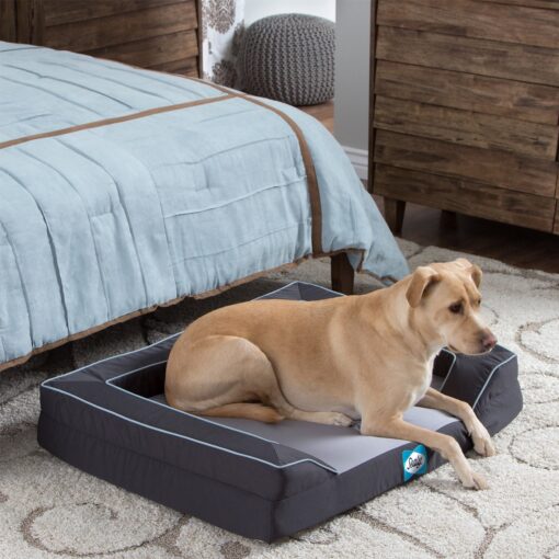 Sealy Lux Orthopedic Dog Bed Modern Grey