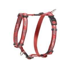 Rogz Fancy Dress Dog Harness Classic  -  Red Rogz Bone