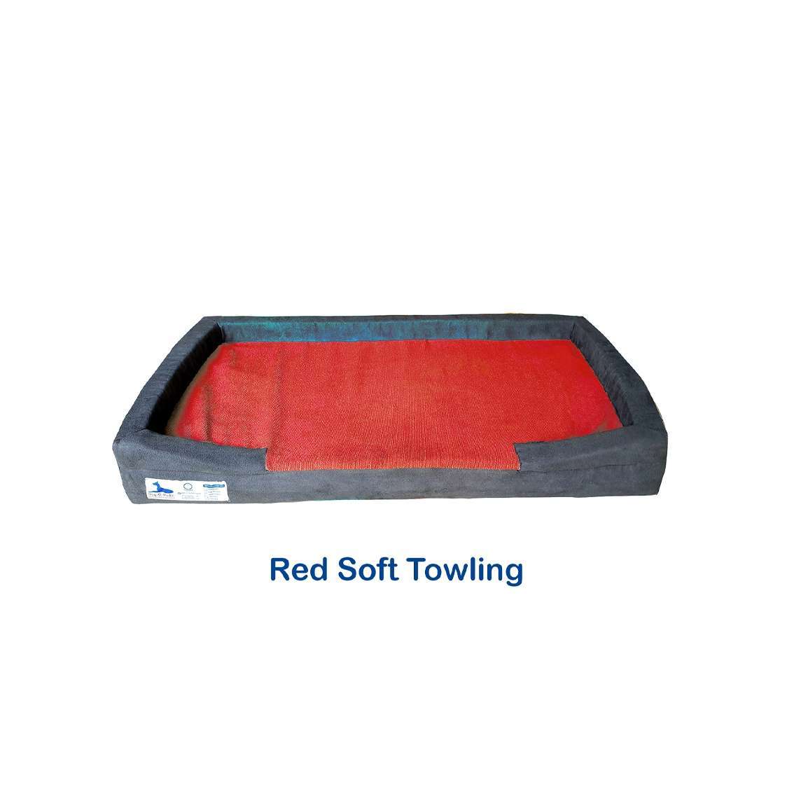 Dog-o-Pedic Orthopedic Throne Memory Foam Mattress | Red
