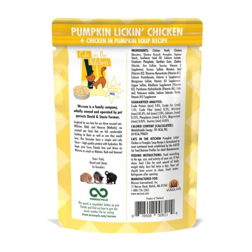 Weruva Pumpkin Lickin' Chicken For Cats 85g - Image 2