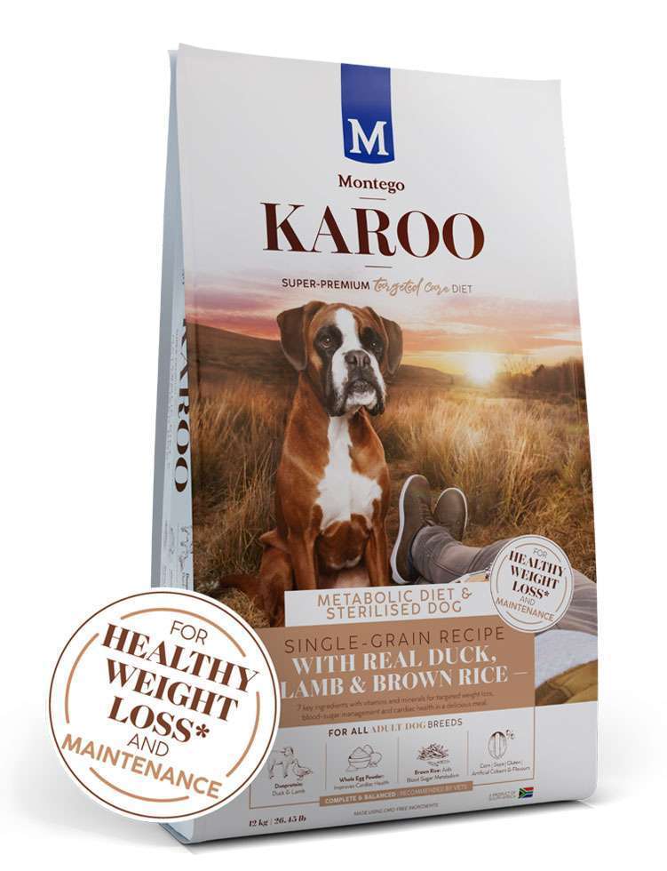 Montego Karoo Targeted Care | Metabolic Diet & Sterilised All Breed Adult Dog Food