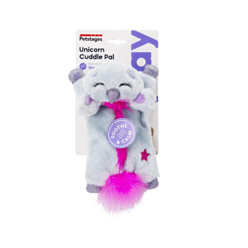 Petstages Cat Toys Unicorn Cuddle Pal