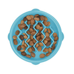 Petstages Kitty Slow Feeder Blue