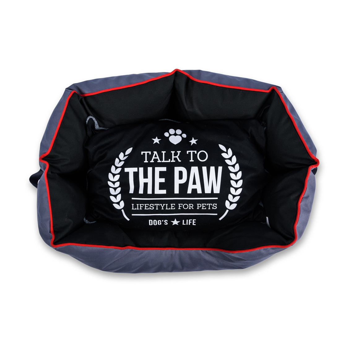 Dog's Life Harper Sofa 600D Waterproof Bed - Grey - Image 2