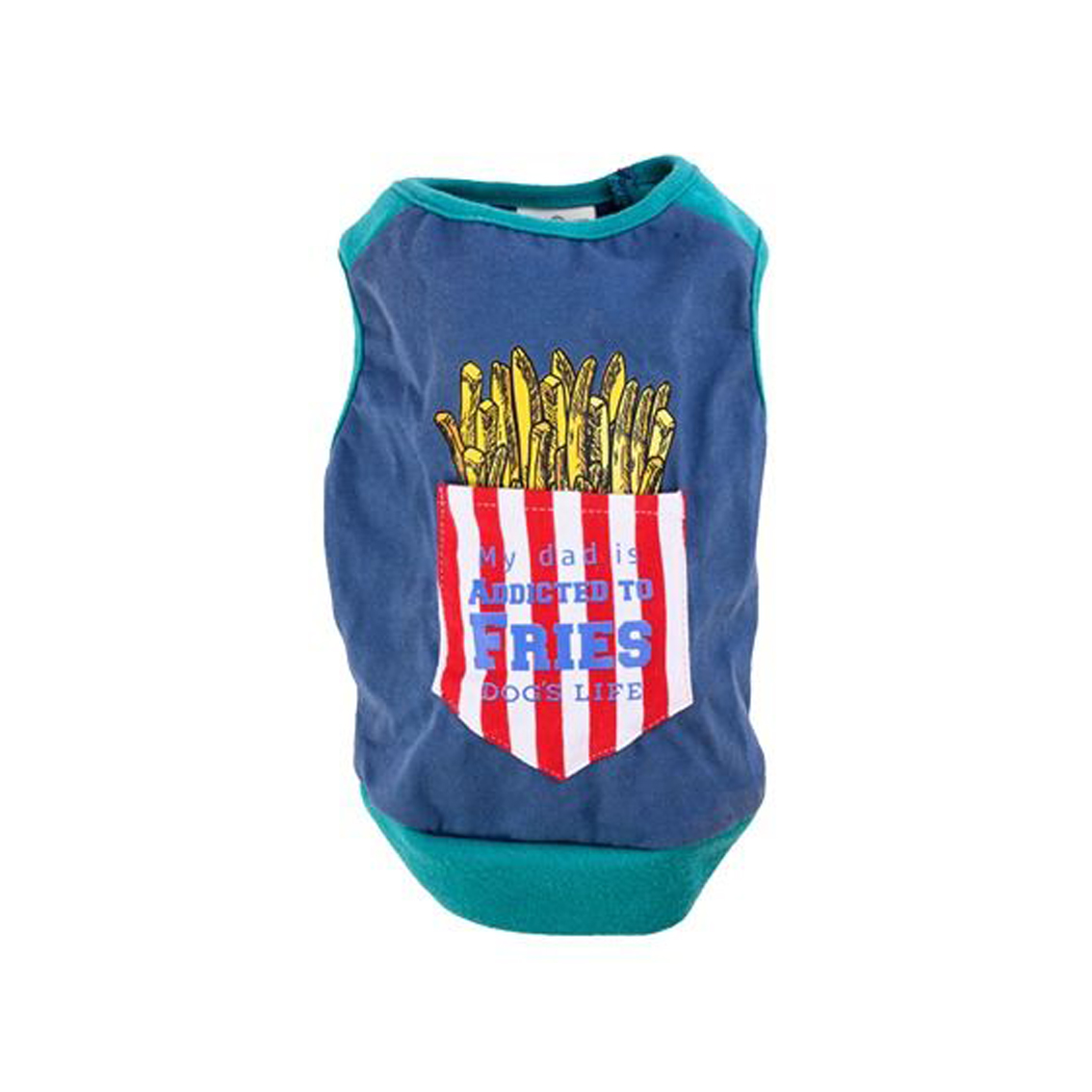 Dog's Life DLSUM Addicted To Fries Doggy Tee - Image 2