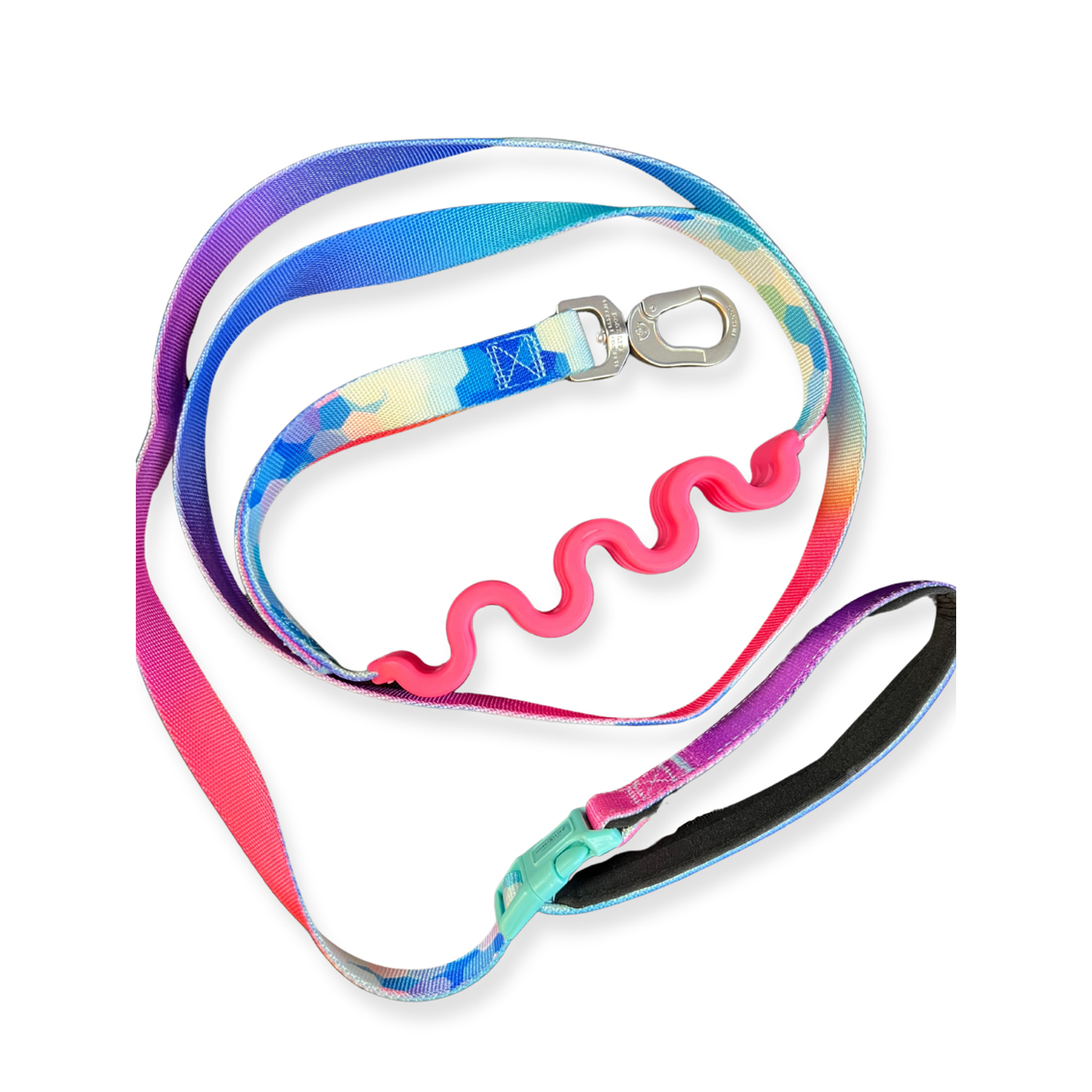 Dog's Life Multi Purple Leash w/ Shock Absorb