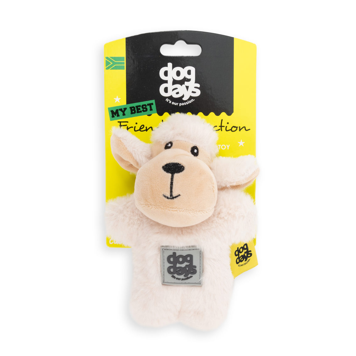 Sheep Plush Toy W/Squeaker - 14cm - Image 2