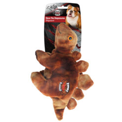 AFP Dog Toy Steve the Stegosaure - Medium - Brown